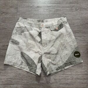 RVCA Board Shorts Mens 30 Camo‎ REi Coop Collab 4" Swim Trunks Hybrid Outdoor